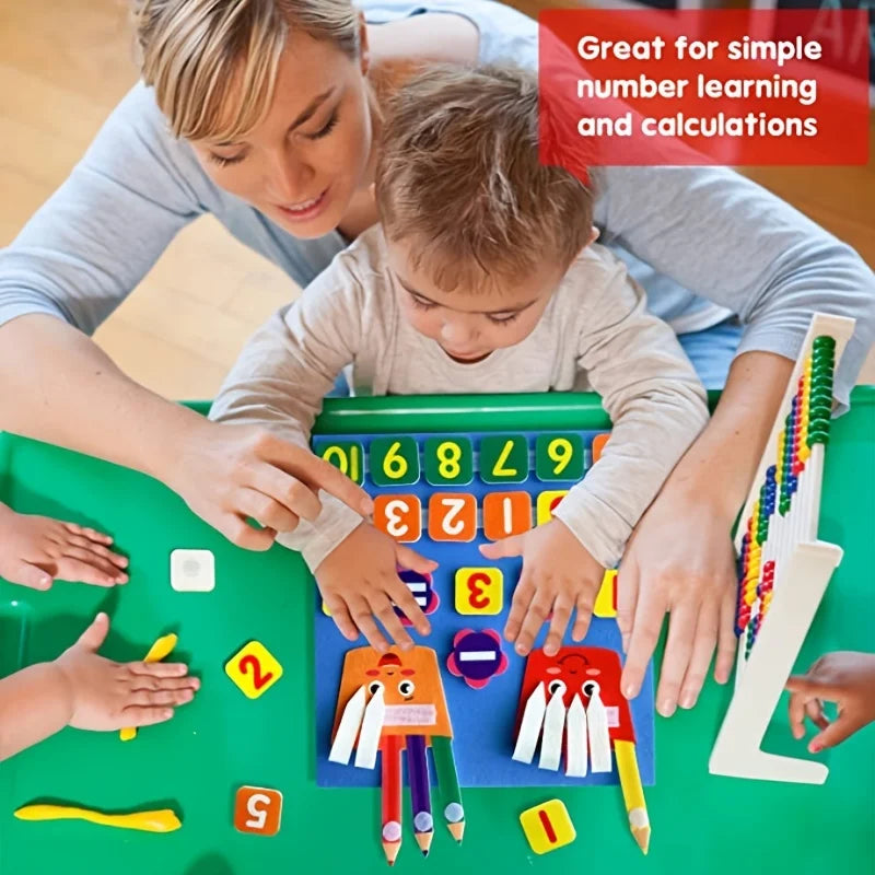 The Mum Shop AU-Learning With Louis Early Math activity board for Toddlers, Kindergarteners and Pre-schoolers