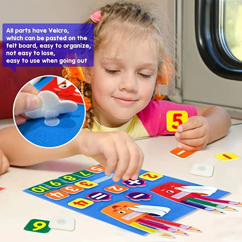 The Mum Shop AU-Learning With Louis Early Math activity board for Toddlers, Kindergarteners and Pre-schoolers