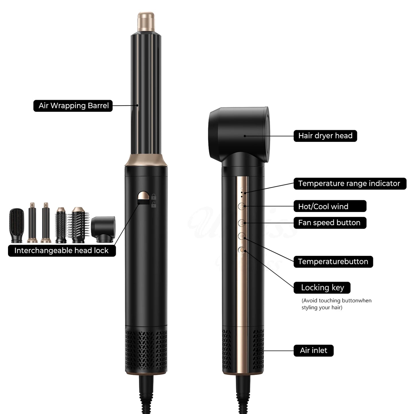 The Mum Shop Au-Multi Hair Styler -Available in PLUG -AU, US, EU ,UK