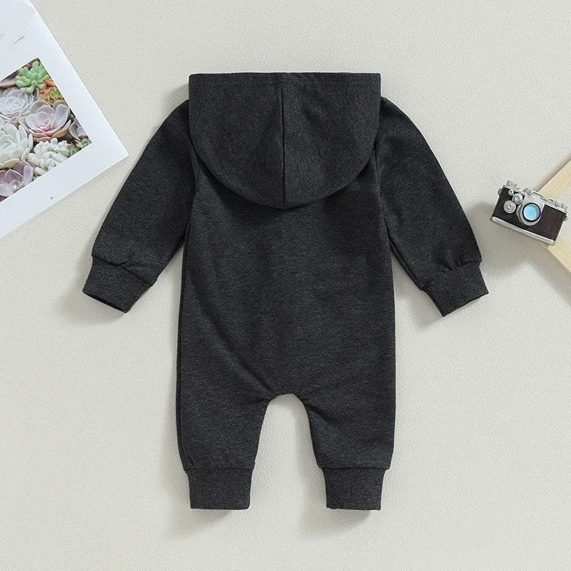 The Mum Shop AU- Fall Baby Jumpsuits with Zipper-Available in Size Newborn-12Months-Multiple colors to choose from