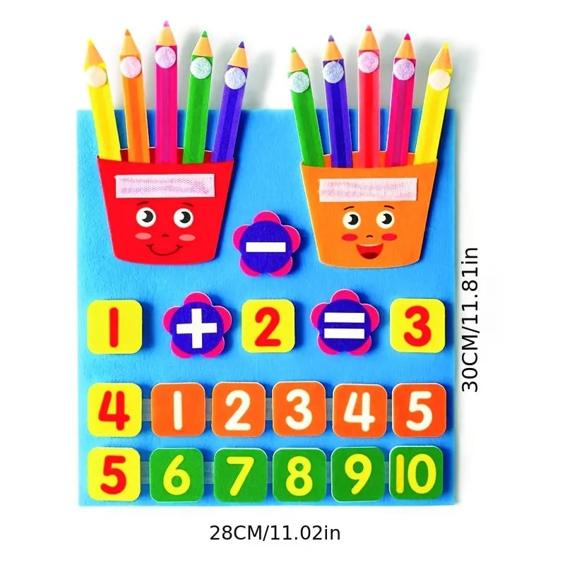 The Mum Shop AU-Learning With Louis Early Math activity board for Toddlers, Kindergarteners and Pre-schoolers