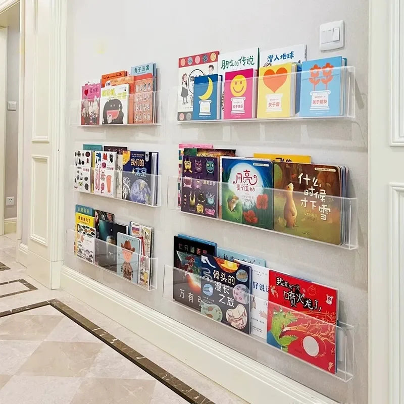 The Mum Shop AU-Acrylic Kids Wall Bookshelf-Available in 1-4PCS
