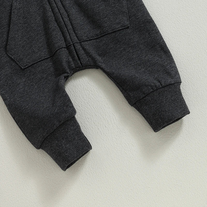 The Mum Shop AU- Fall Baby Jumpsuits with Zipper-Available in Size Newborn-12Months-Multiple colors to choose from