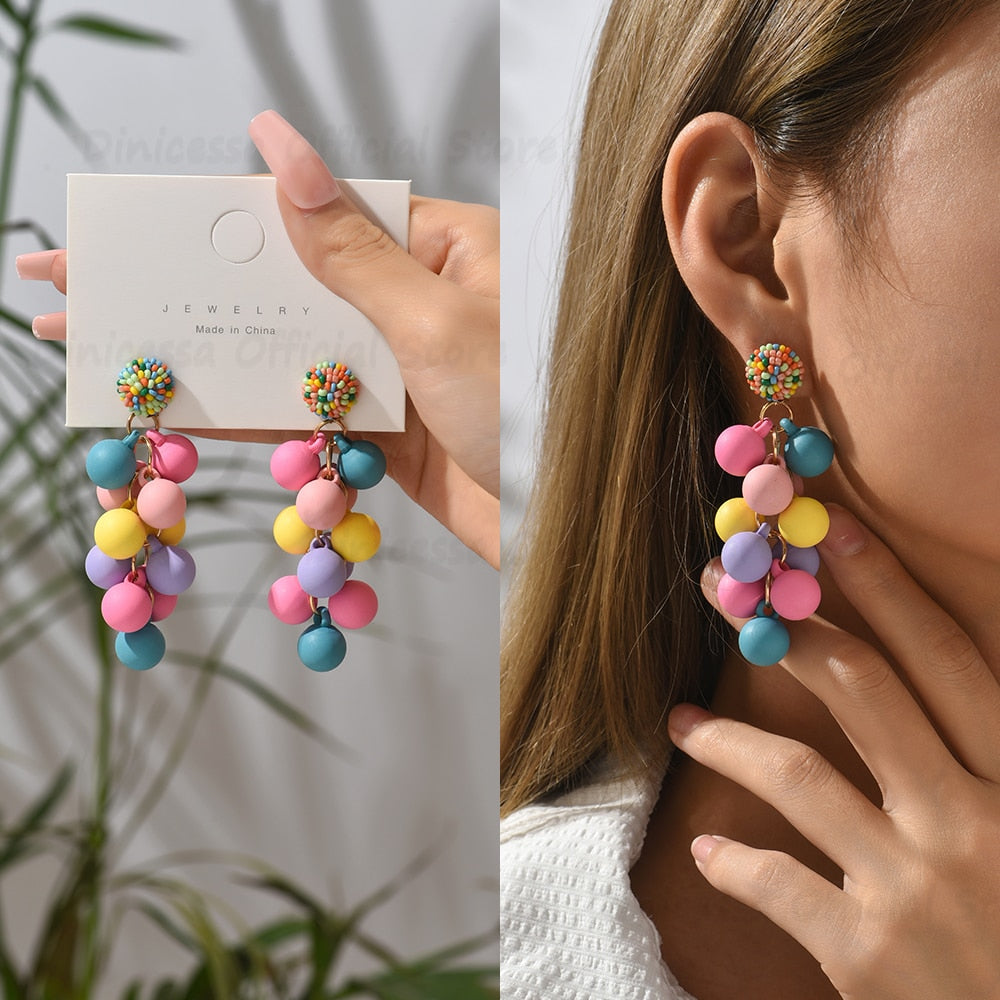 The Mum Shop Au Bubble Earrings (Available in 4 x colors)