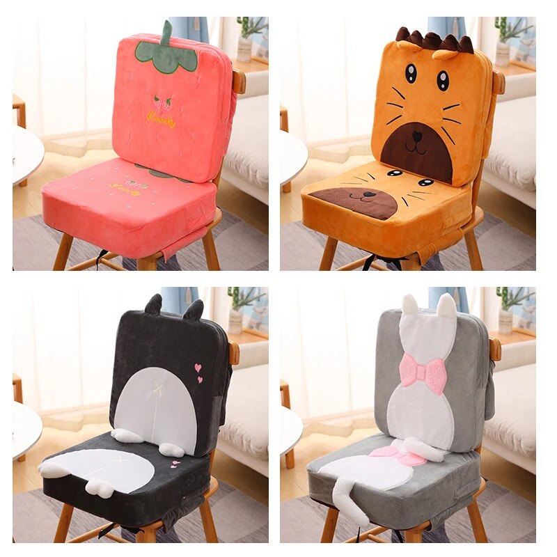 The Mum Shop AU-Kids Dining Booster Seat Cushion -Available in Multiple Styles with safety straps