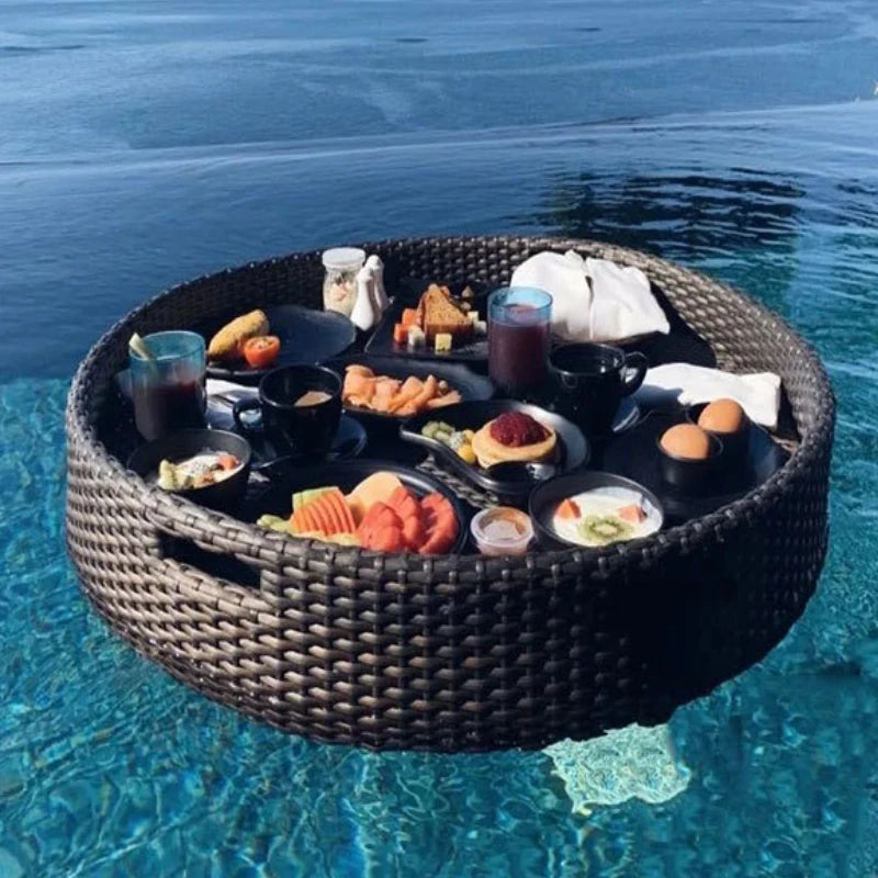 The Mum Shop AU-Bali Floating Breakfast Rattan Tray EXCLUSIVE Hotel Style at home