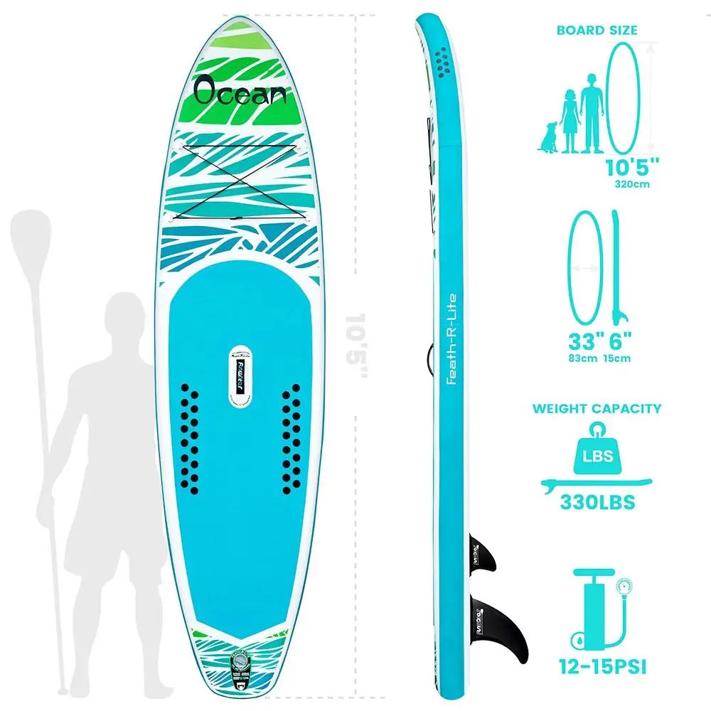 The Mum Shop AU-Outdoor Mum Inflatable Stand-Up Paddle Board- Available in Multiple Colors