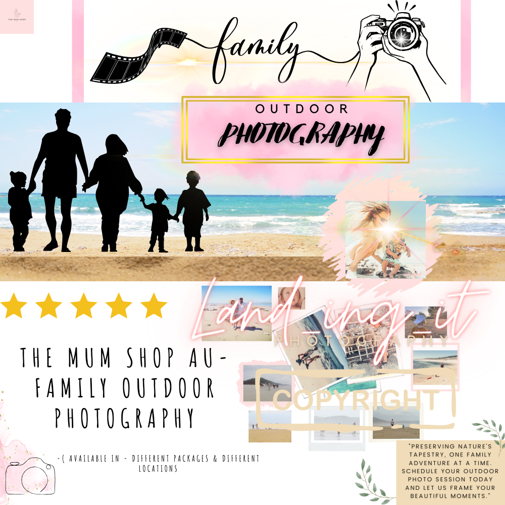 The Mum Shop AU-Family Outdoor PhotoGraphy-Available different packages & Locations