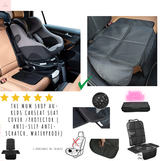 The Mum Shop AU-Kids Carseat Seat Cover /Protector (  Anti-Slip Anti-Scratch, Waterproof)