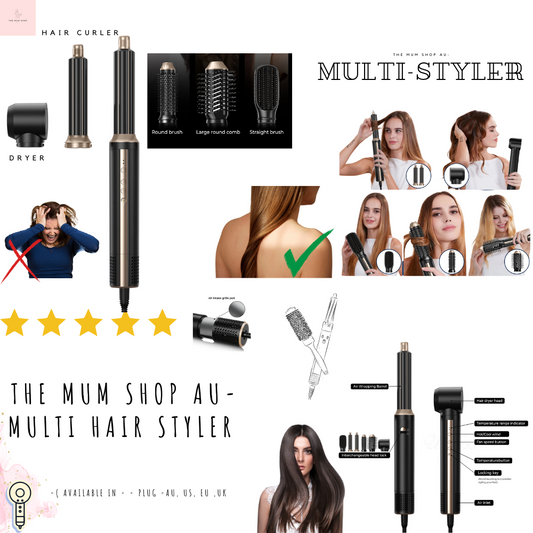 The Mum Shop Au-Multi Hair Styler -Available in PLUG -AU, US, EU ,UK