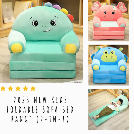 2023 NEW Kids Foldable Sofa Bed RANGE (2-in-1)