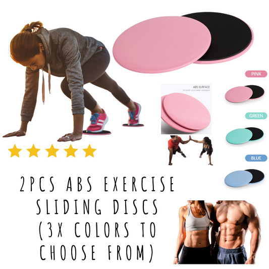 2pcs Abs Exercise Sliding Discs (3x colors to choose from)