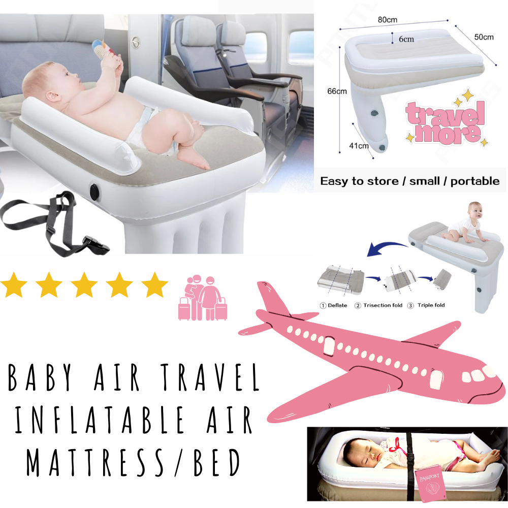 Baby Air Travel Inflatable Air Mattress/Bed with Optional Air pump