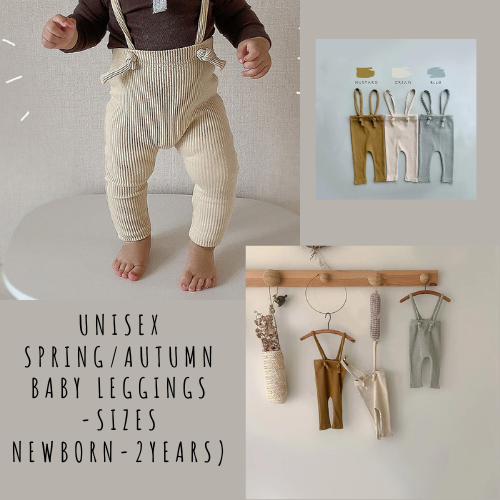 unisex Spring/Autumn Baby Leggings -sizes Newborn-2years)