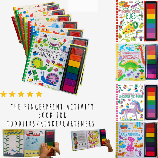 The Fingerprint Activity Book for Toddlers/Kindergarteners