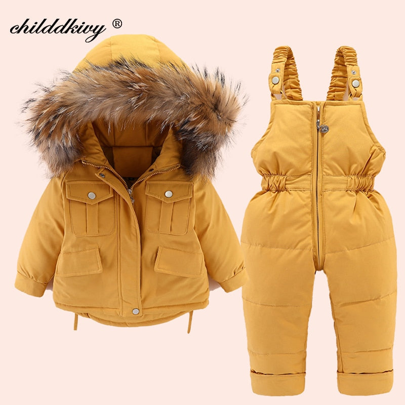 The Mum Shop AU-2pcs Set Baby/Toddler Girl winter/Snowsuit (Available in  5x colors) Sizes 1-4Years