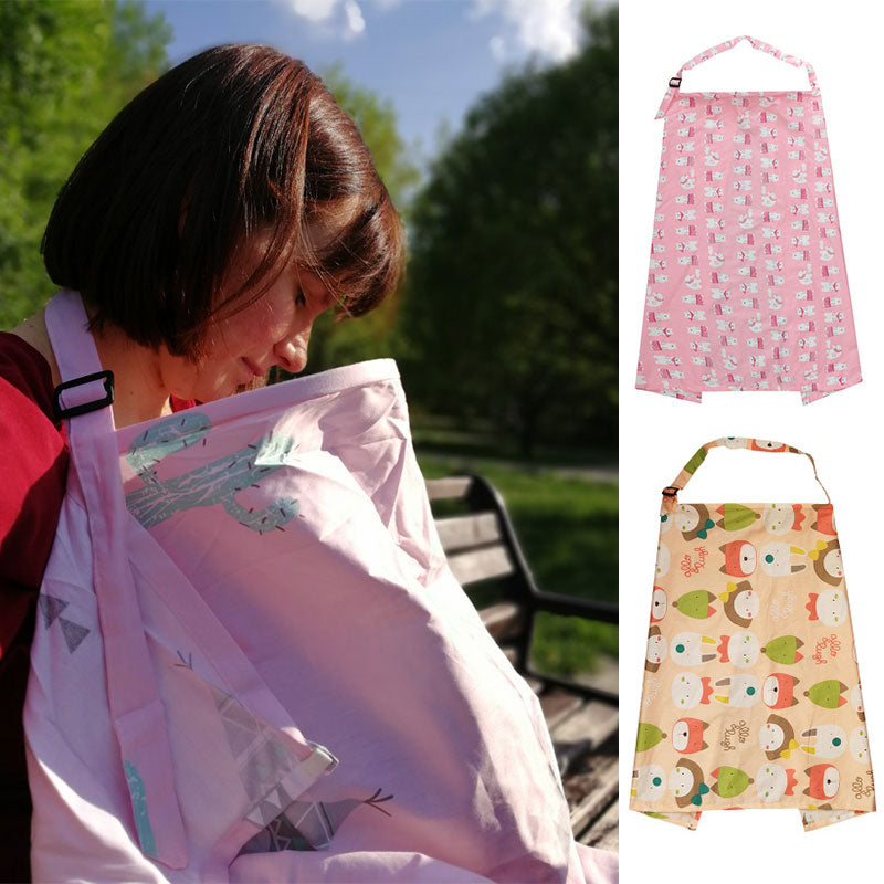 Cotton Breastfeeding/Nursing Cover with neck strap(12 colors to choose from)