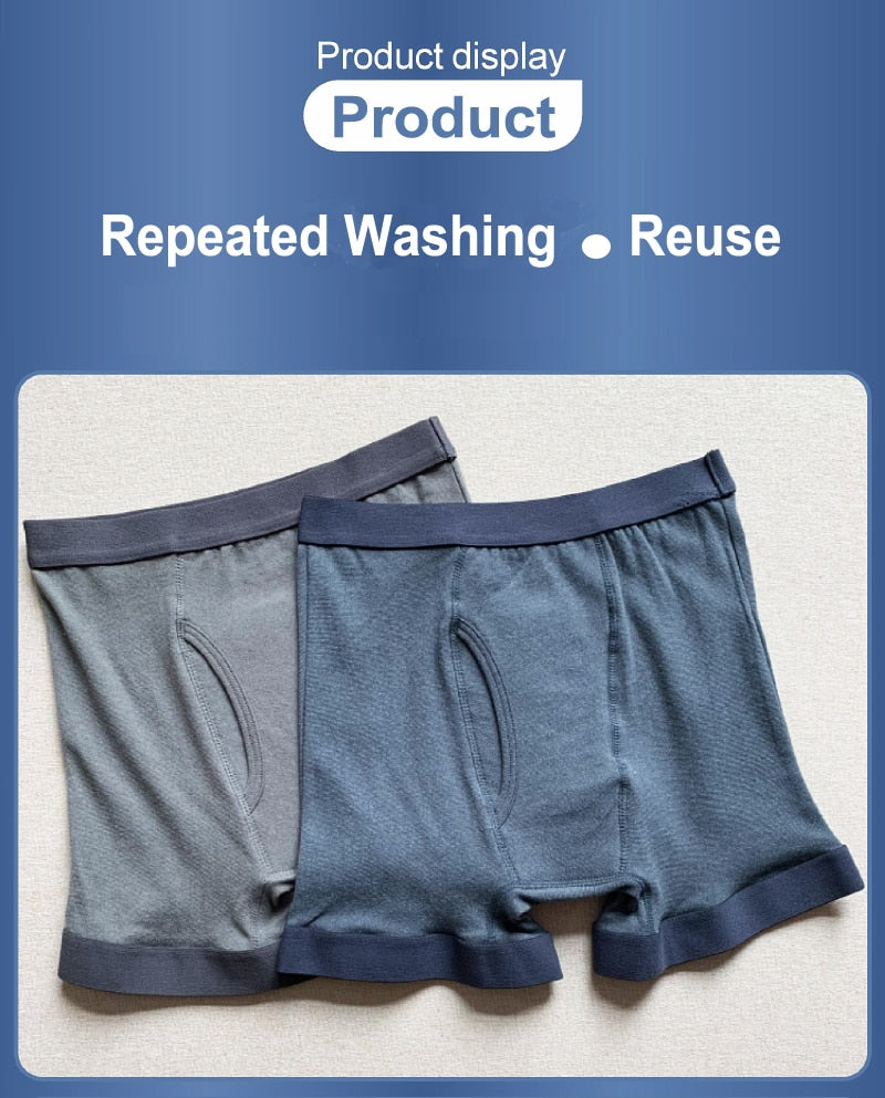 Men high absorbing underwear(Teen/ Adult Cloth Diaper -(Size M-XXL)
