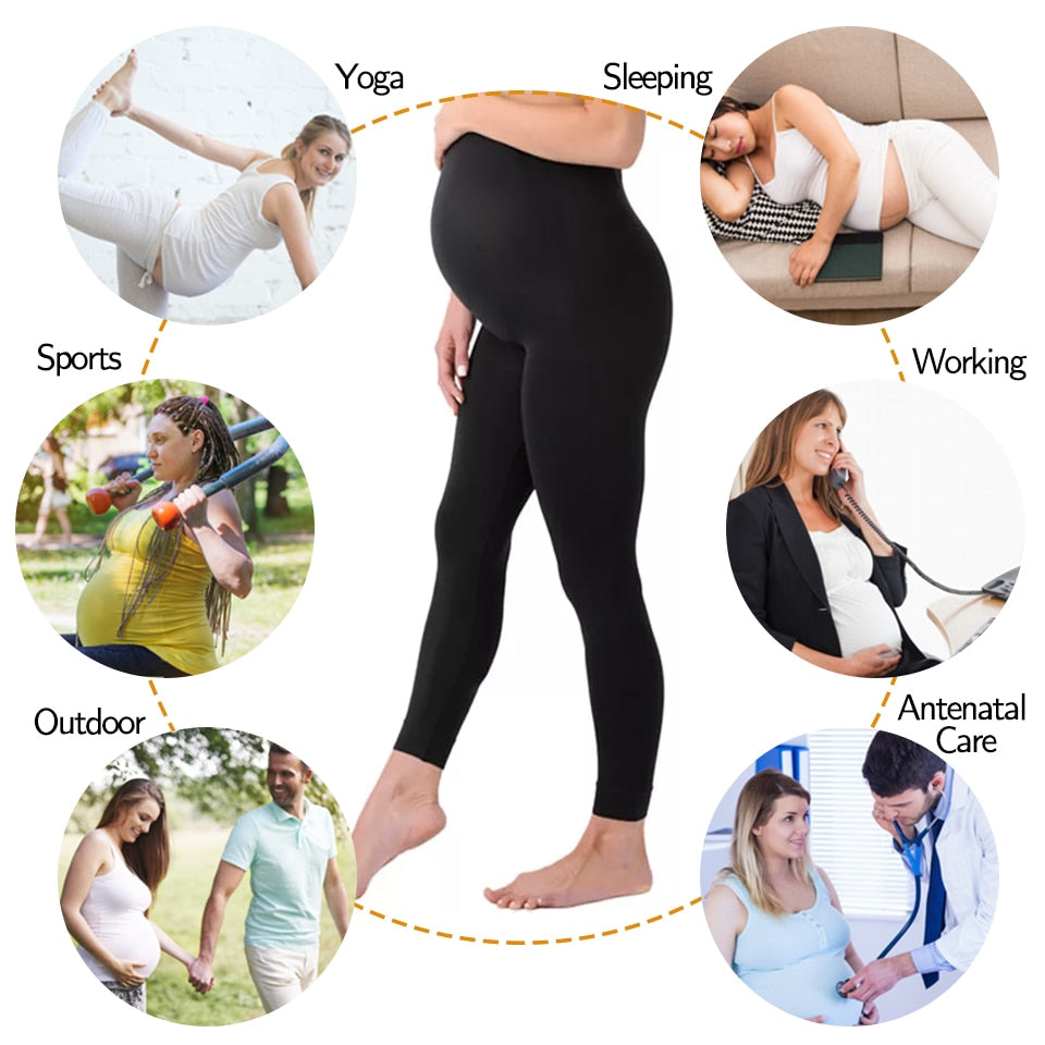 The Mum Shop AU Super High Waist Maternity/ Pregnancy Leggings