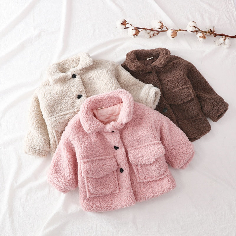 Unisex Kids Woolen Jacket (Available in Size 1years-7years)(3x colors to choose from)