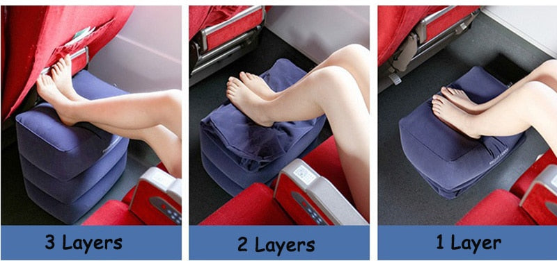 The Mum Shop AU Inflatable PVC Air Travel Foot Rest