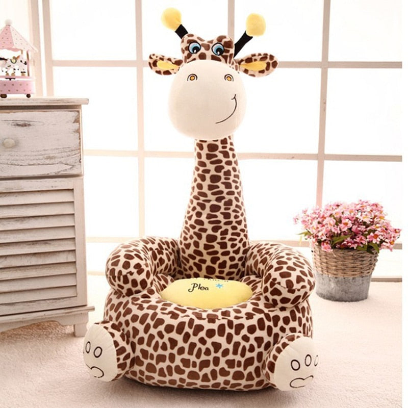 Kids Giraffe Chair Including Cotton Filling-(3 x colors to choose from)