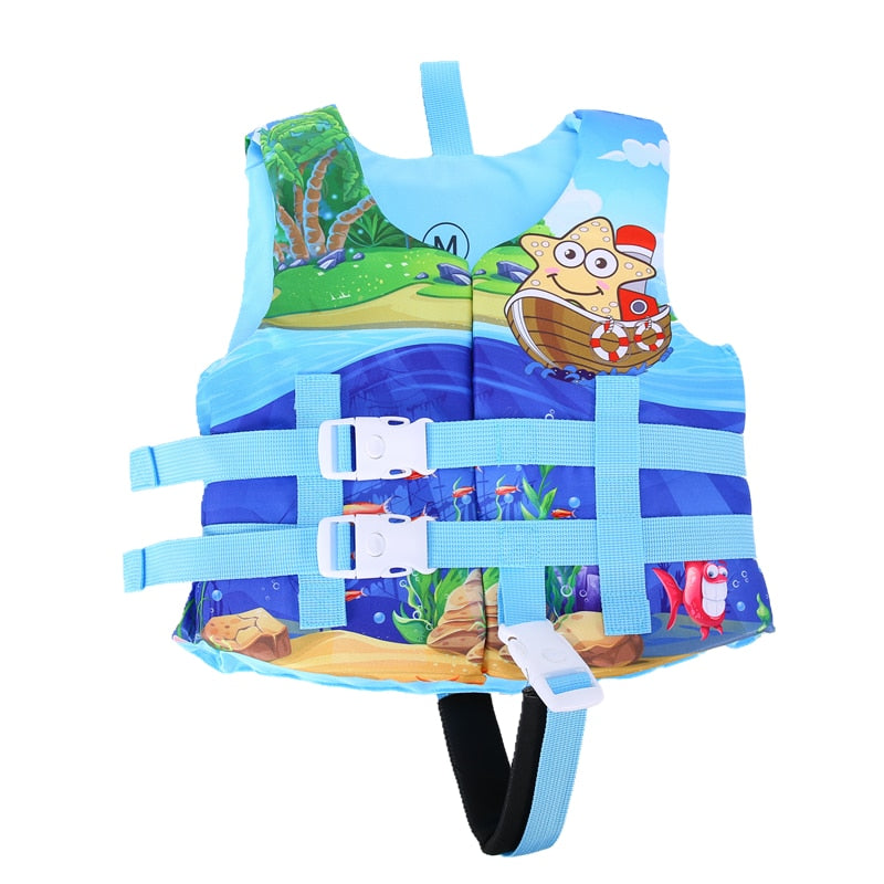 Kids water safety Floating Vest with safety strap between legs