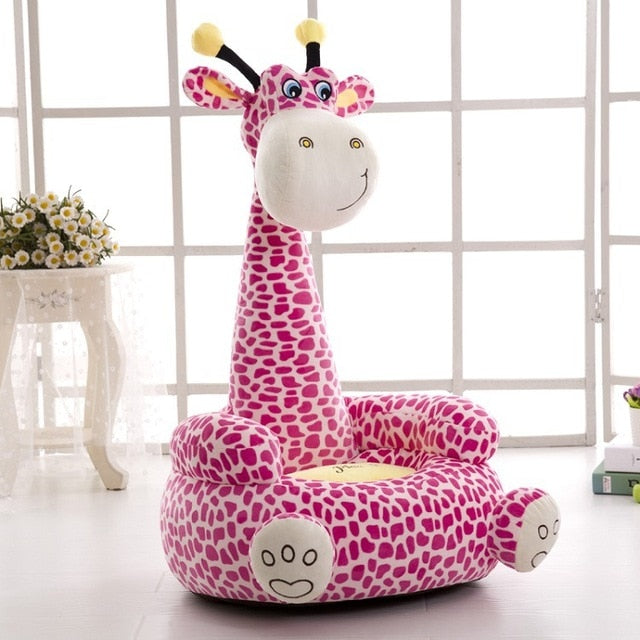 Kids Giraffe Chair Including Cotton Filling-(3 x colors to choose from)