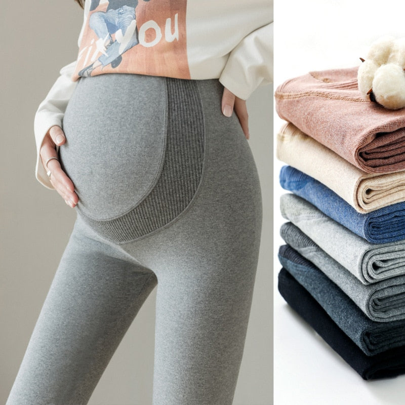 Comfy Maternity Elastic Tummy Support Leggings