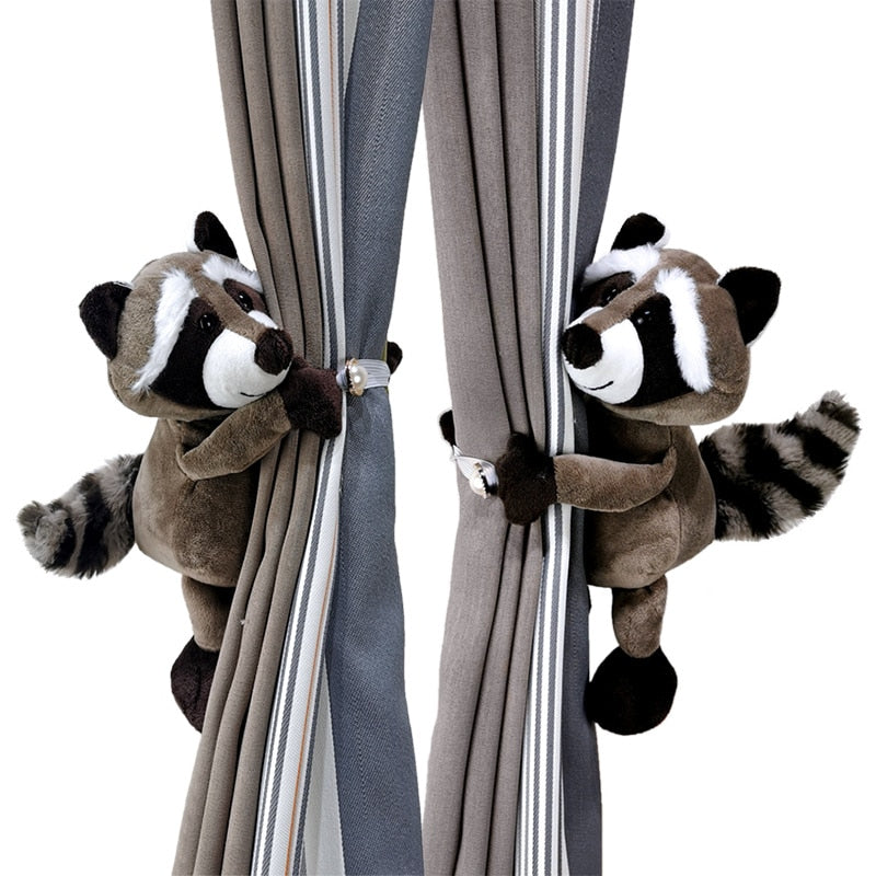 2pcs Curtain Tieback for Nursery/kids Room -Soft Safari Animal kids room curtain tieback decor