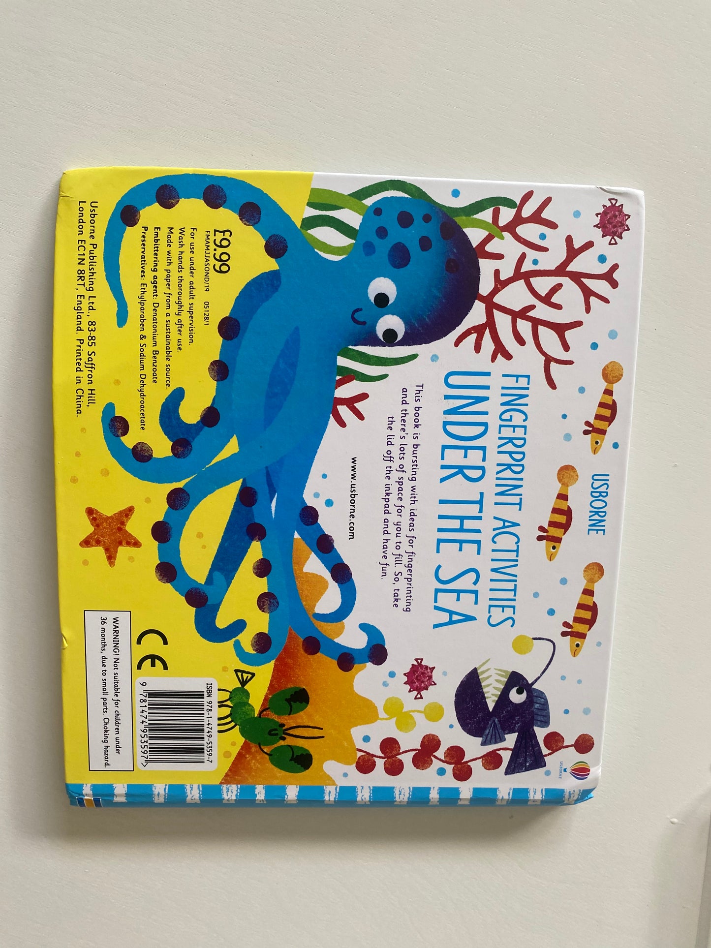 The Fingerprint Activity Book for Toddlers/Kindergarteners