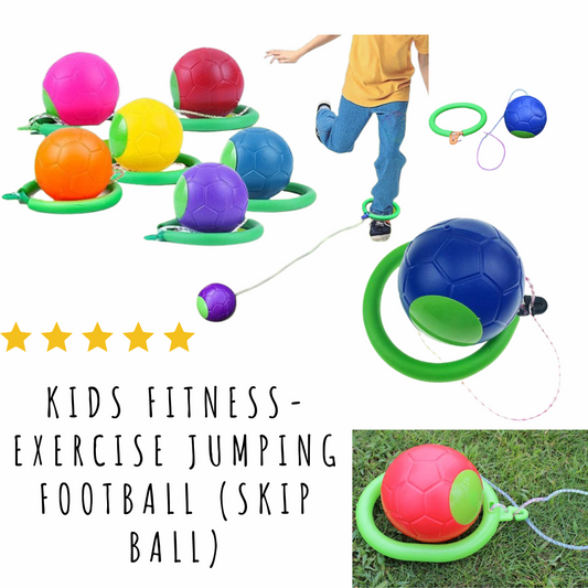 Kids Fitness- Exercise Jumping football (Skip Ball)