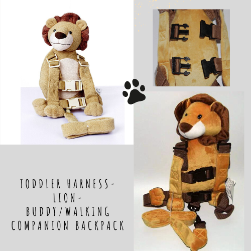 Toddler Harness- Lion- Buddy/walking Companion Backpack