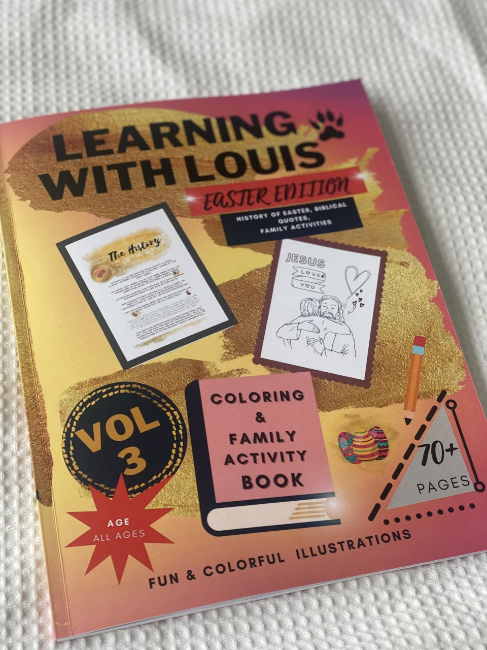 Learning with Louis VOL1, 2 & 3 Educational Toddler Workbook Bundle