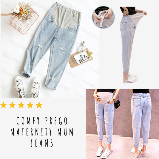 Comfy Prego Maternity Mum Jeans