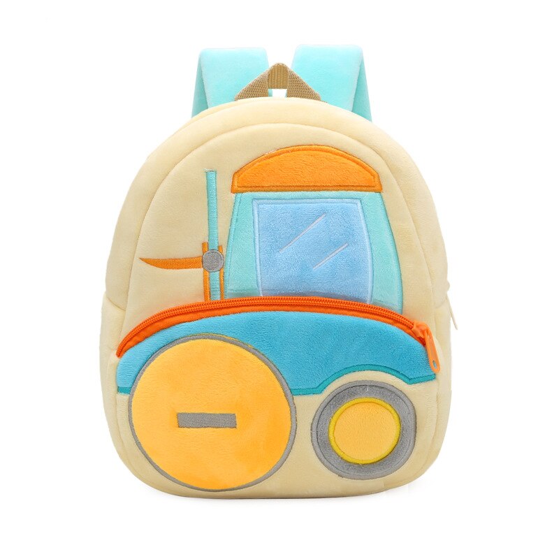 3D Construction Themed kids/ pre-school/ kindergarten backpack (excavator)12 styles to choose from