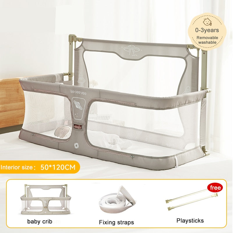 The Mum Shop AU- Baby Bed Co-Sleeper -(Baby Safety) Button Operation