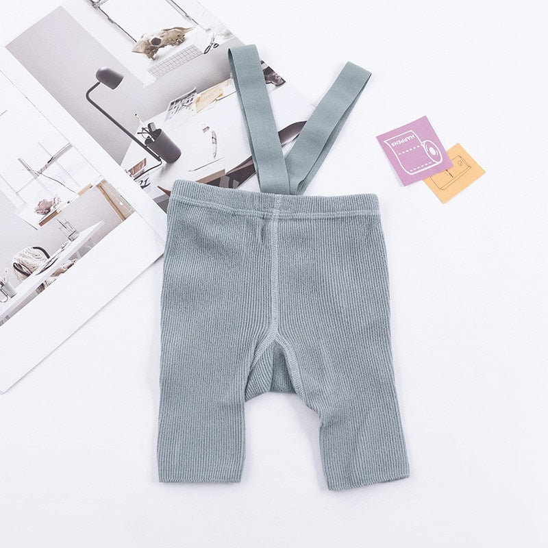 Unisex Cotton Baby/toddler suspender Tights