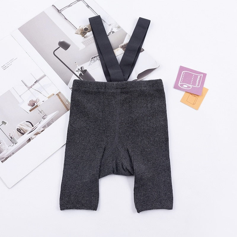 Unisex Cotton Baby/toddler suspender Tights