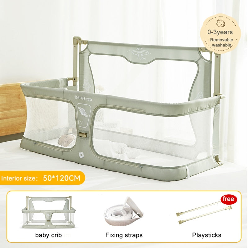 The Mum Shop AU- Baby Bed Co-Sleeper -(Baby Safety) Button Operation