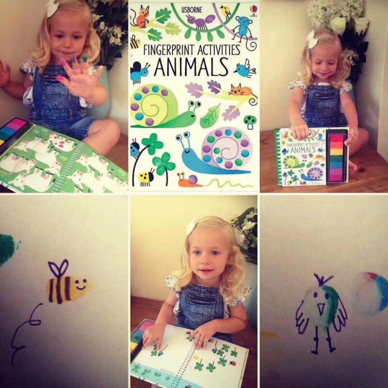 The Fingerprint Activity Book for Toddlers/Kindergarteners