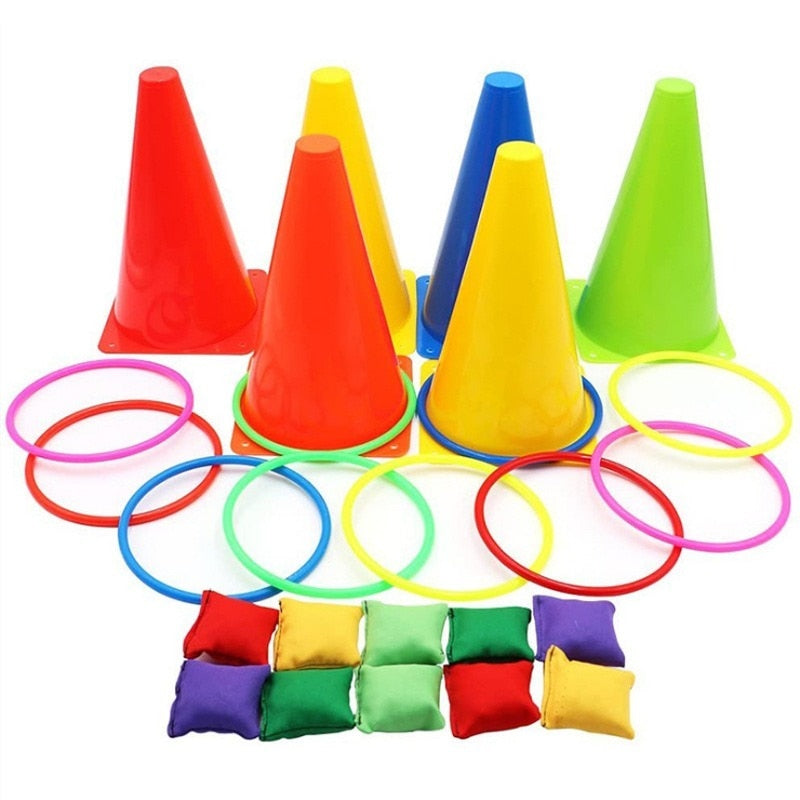 Toddler /Kids/Pre-Schooler Outdoor Educational Fitness Cone Kit
