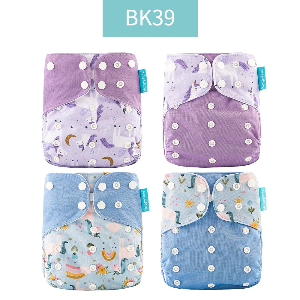 4PCS Baby Cloth Diaper -Environmental Friendly