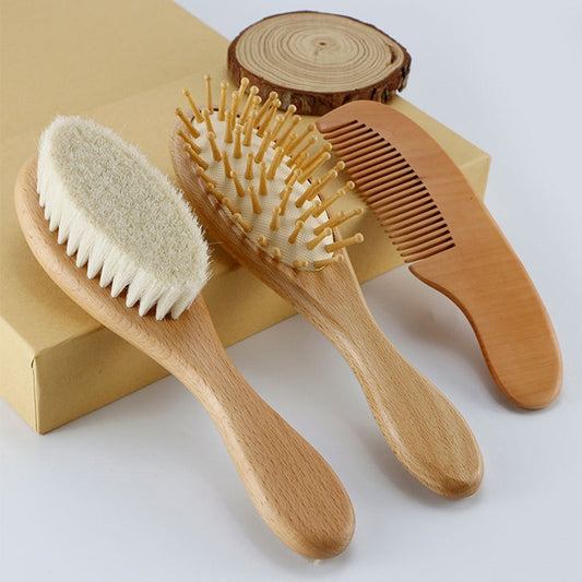 Wooden all Natural Baby hair comb