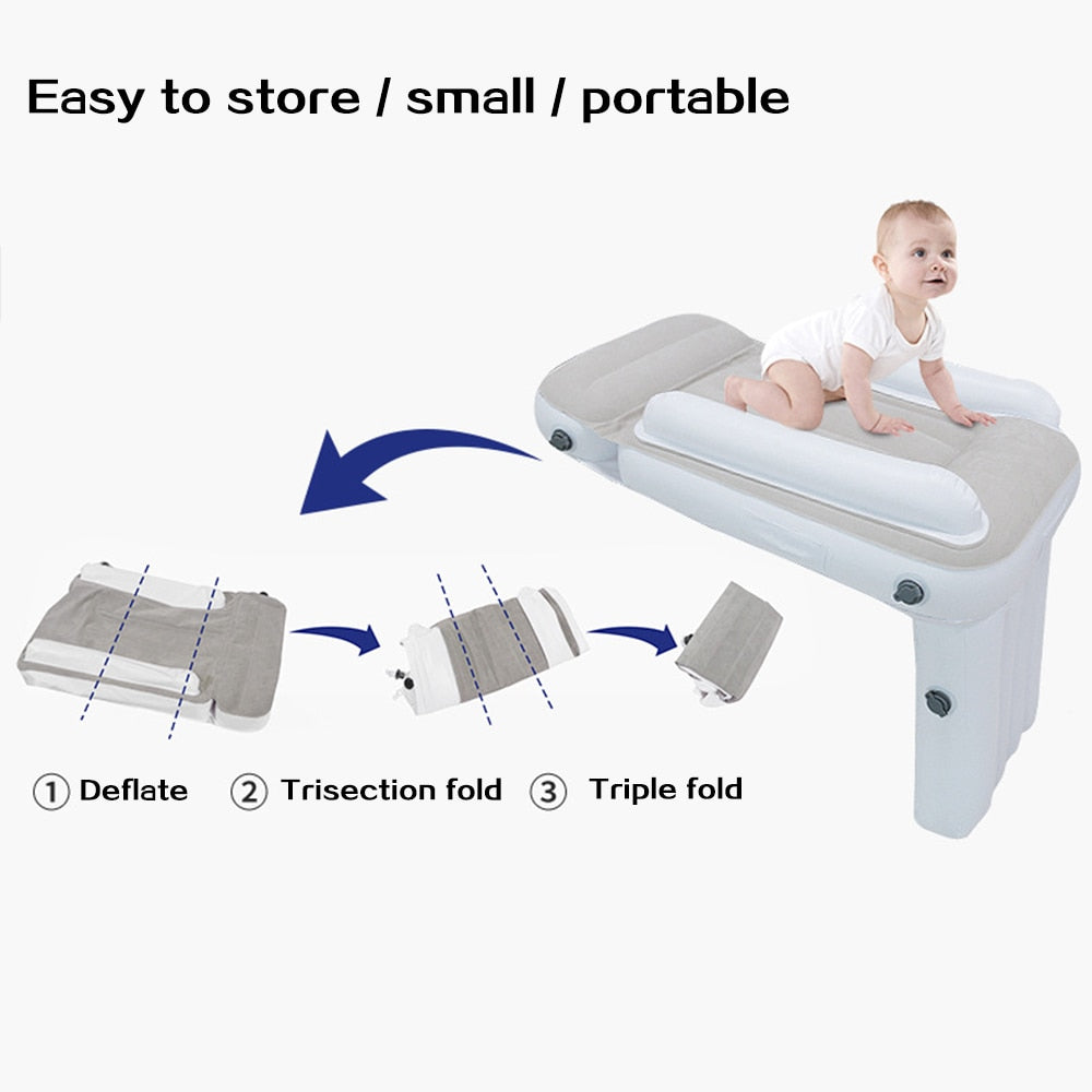 Baby Air Travel Inflatable Air Mattress/Bed with Optional Air pump