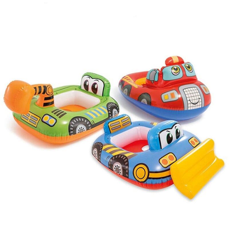 Cute Boys Pool Float (Excavator, Police car, Dozer, Firetruck)