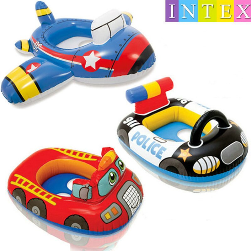 Cute Boys Pool Float (Excavator, Police car, Dozer, Firetruck)