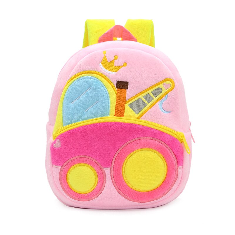 3D Construction Themed kids/ pre-school/ kindergarten backpack (excavator)12 styles to choose from