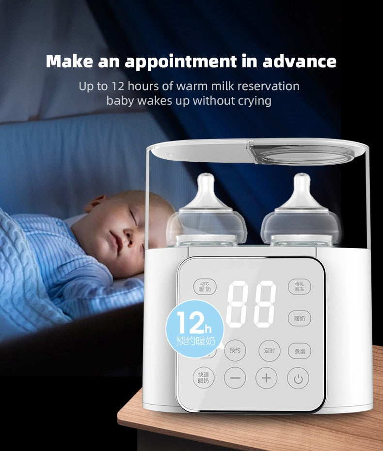 All-in-1 Electric Baby Bottle Warmer/Sterilizer( BPA Free ) 3 colors to choose from