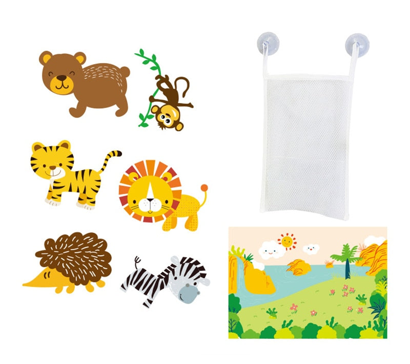 Baby/Toddler educational Bath Foam Stickies